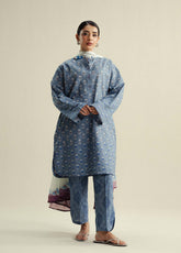 Coco Prints By Zara Shahjahan Printed Cambric 3 Piece Unstitched Suit CZS25PD4 D-10 WILLOW